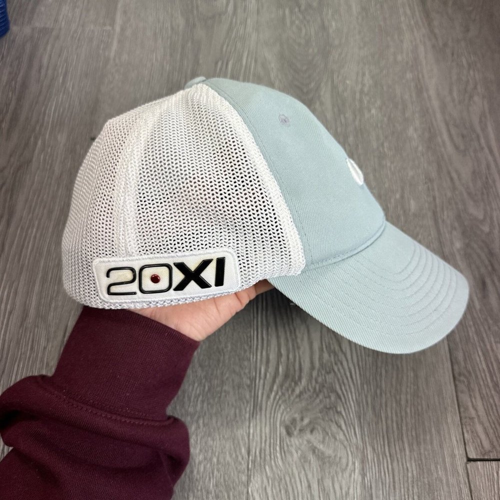 Tiger Woods Collection Nike Golf Flexfit Hat Mesh Cap 20XI VRS M/L Gray - Picture 2 of 8